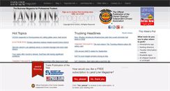 Desktop Screenshot of landlinemag.com